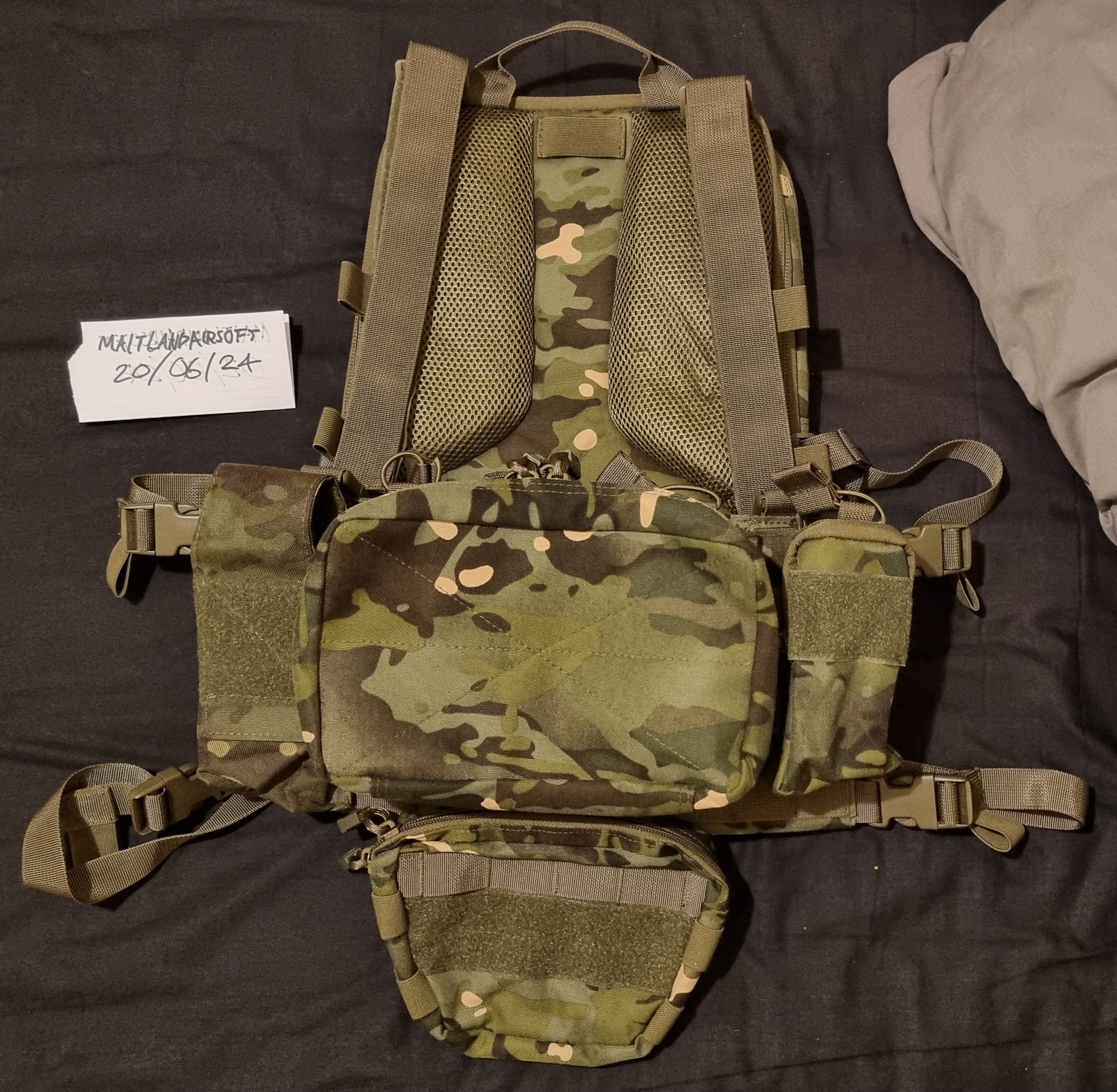 8fields multicam tropic chest rig + backpack - Prefired