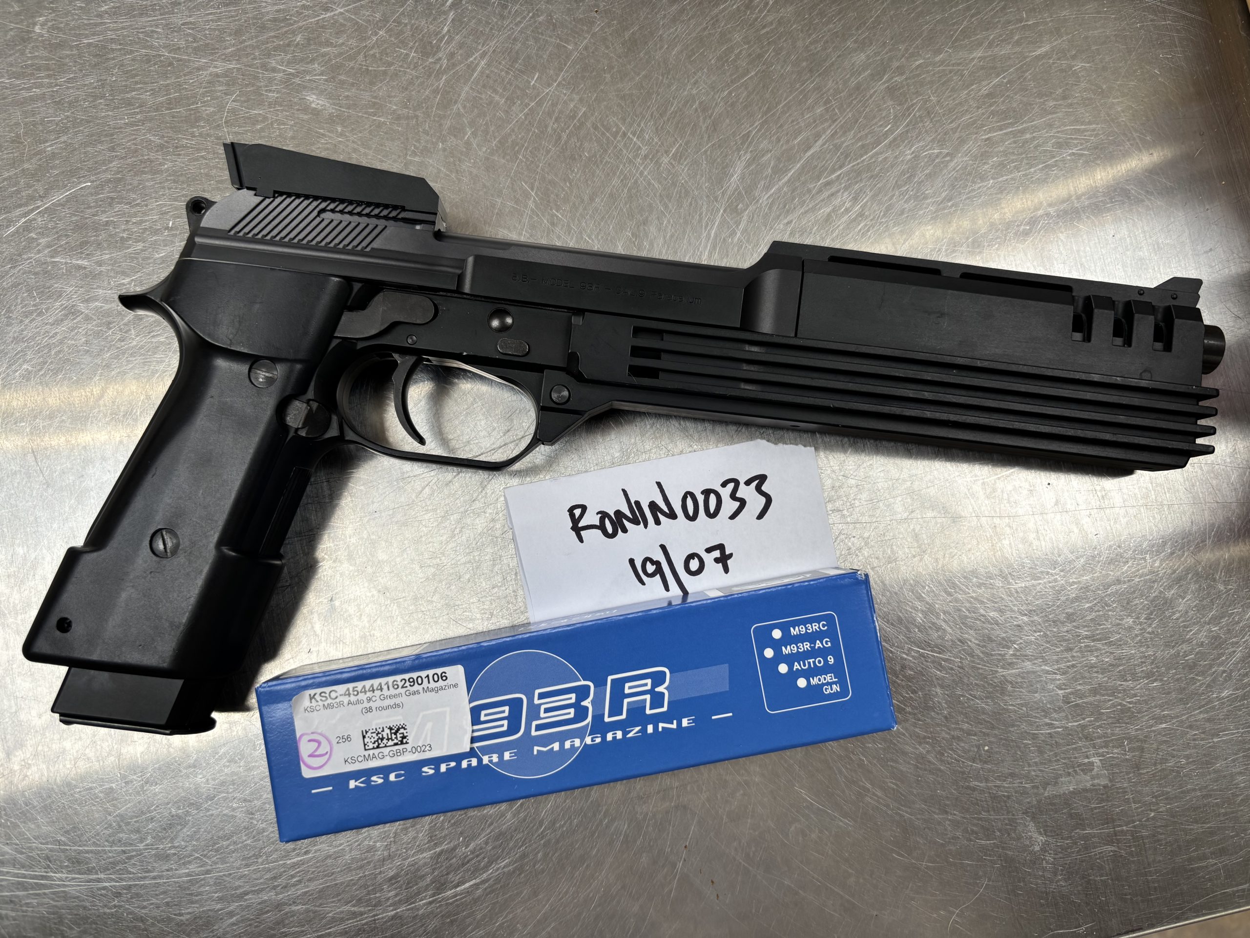 トイガン KSC ガスガン93R-CAL.9 Parabellum M93Rモデルガン シリーズ｜モデルガン｜KSC