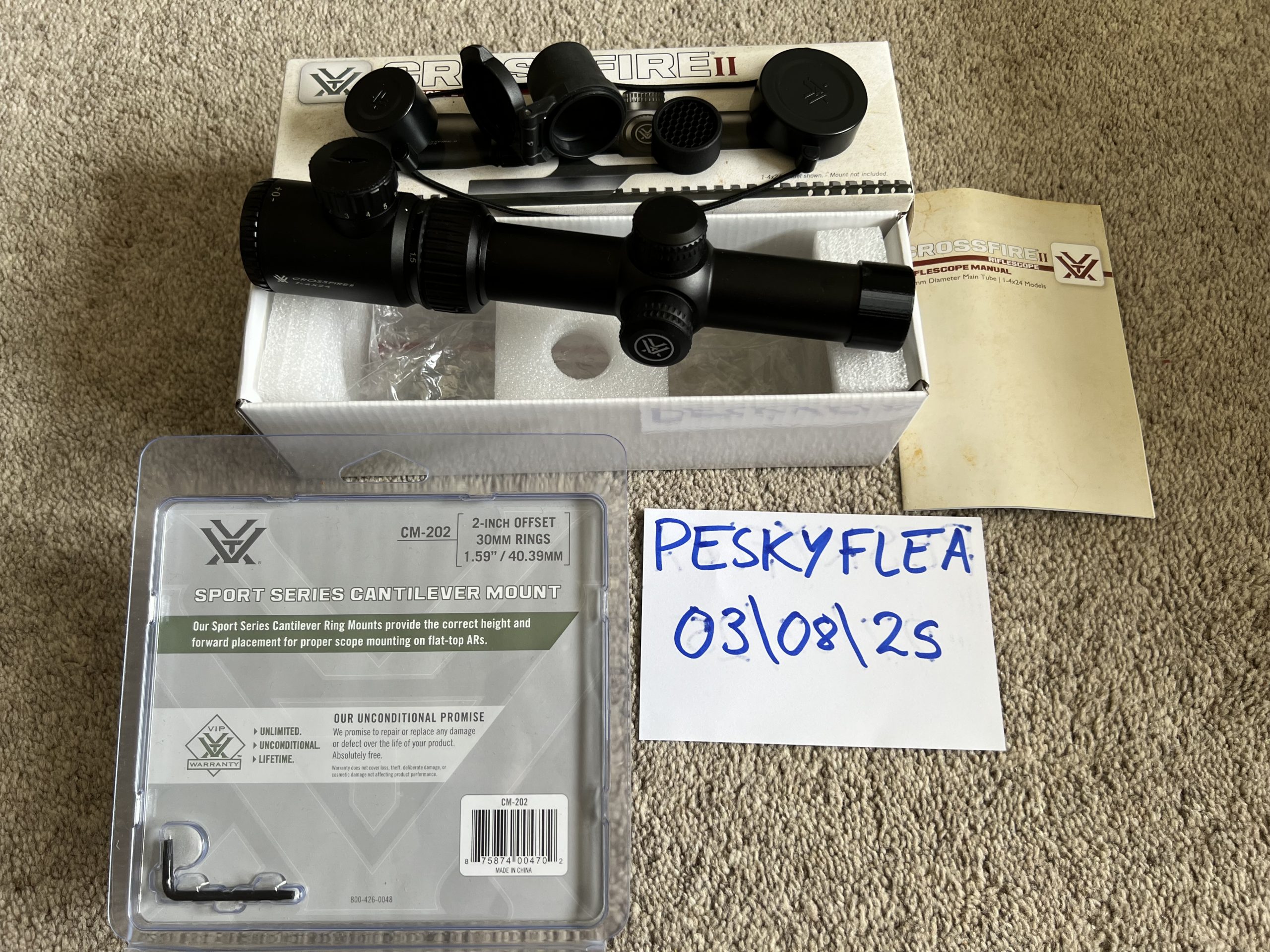 Crossfire II and Mount (2)