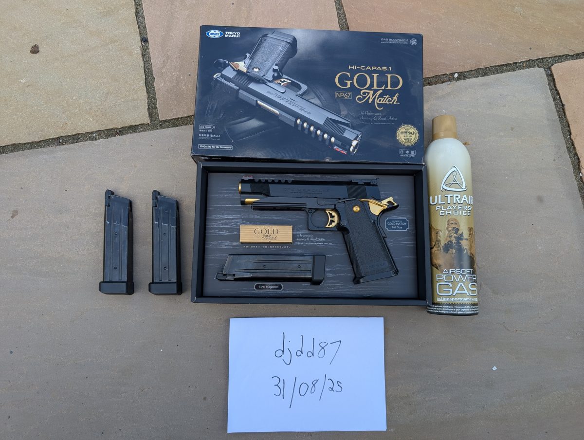 ①TOKYO MARUI Hi-CAPA5.1 GOLD Match No.67 Tokyo Marui Hi-Capa 5.1
