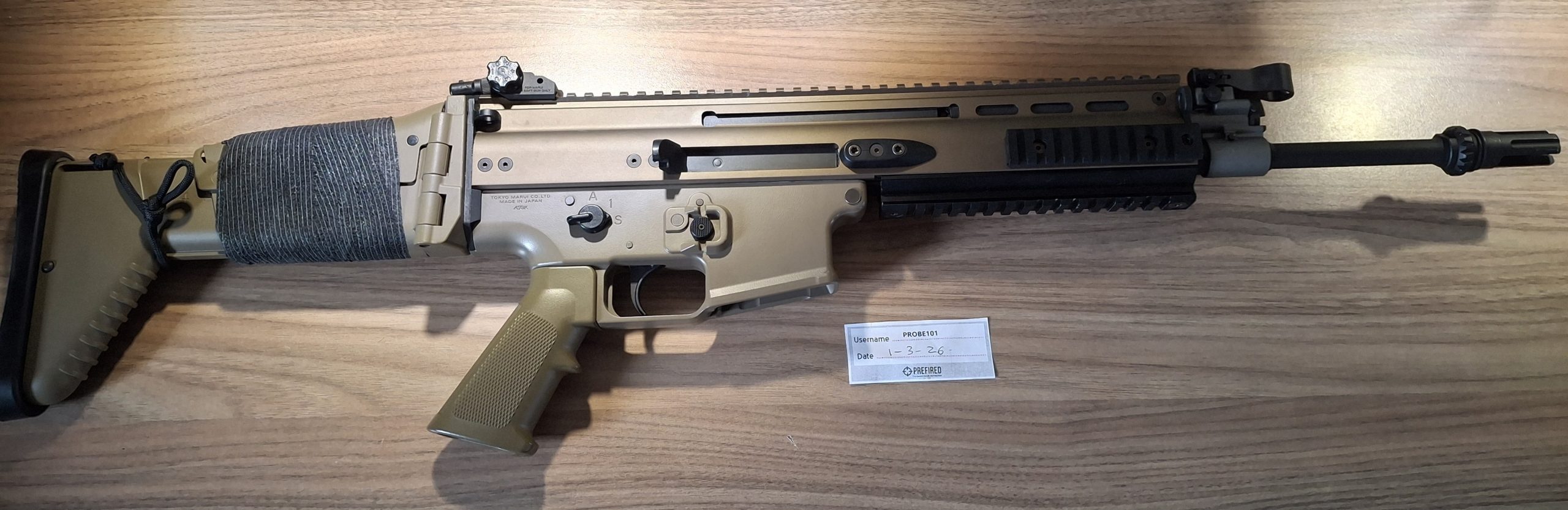 Tokyo Marui SCAR-L NGRS FDE + 6 Mags