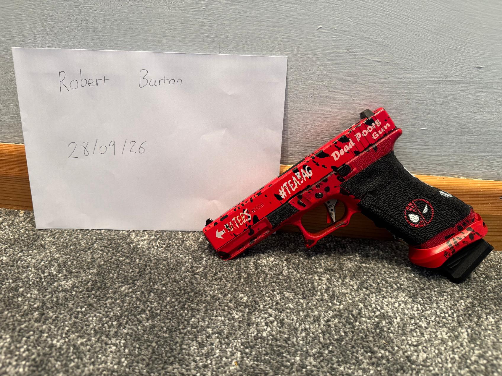 pistol letter